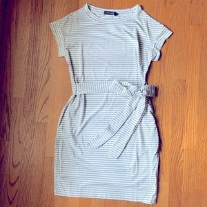 NWT Merokeety self tie striped cotton dress S